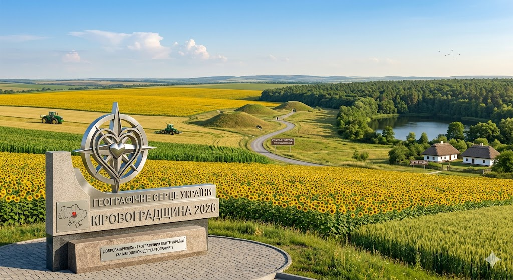 Кіровоградщина — це географічне серце України.