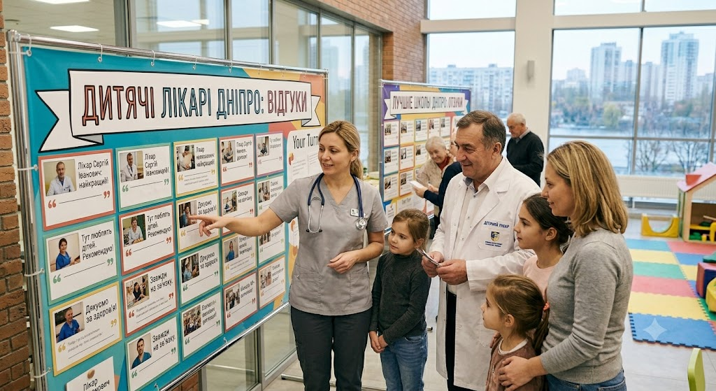 Дитячі лікарі та клініки Дніпра: де отримати допомогу (червень 2026)