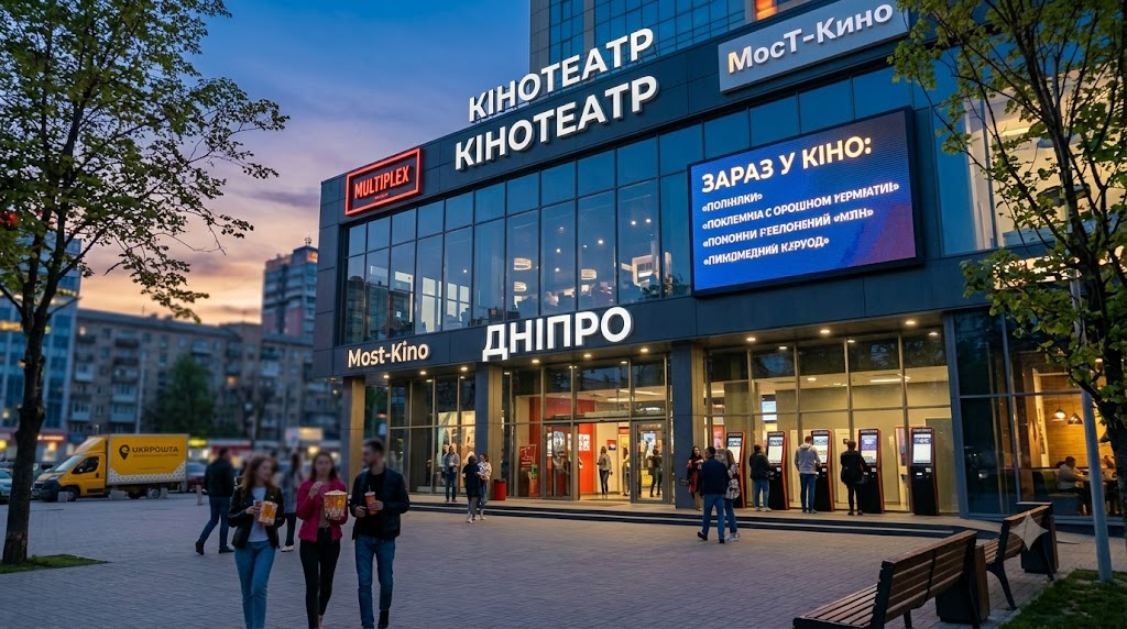 Кінотеатри Дніпра: де дивитися прем’єри у 2026 році Кінотеатри Дніпра: де дивитися прем’єри у 2026 році
