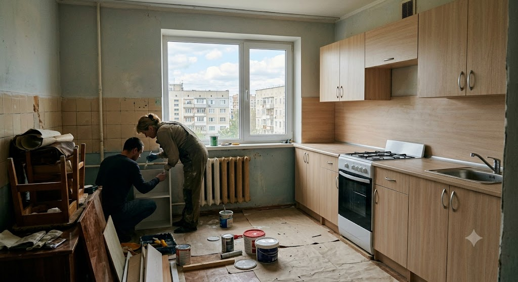Ремонт кухни в Днепре