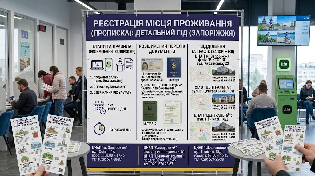 Тимчасова та постійна реєстрація в Запоріжжі: розбір складних випадків, іпотечне житло та права власників